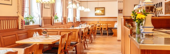 Gastzimmer im Landgasthaus schmidt in Aichazandt